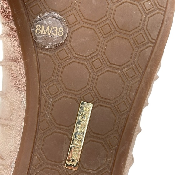Louise Et Cie Ballet Flats Women's 8 Pink Leather Slip On Shoes - Picture 13 of 13